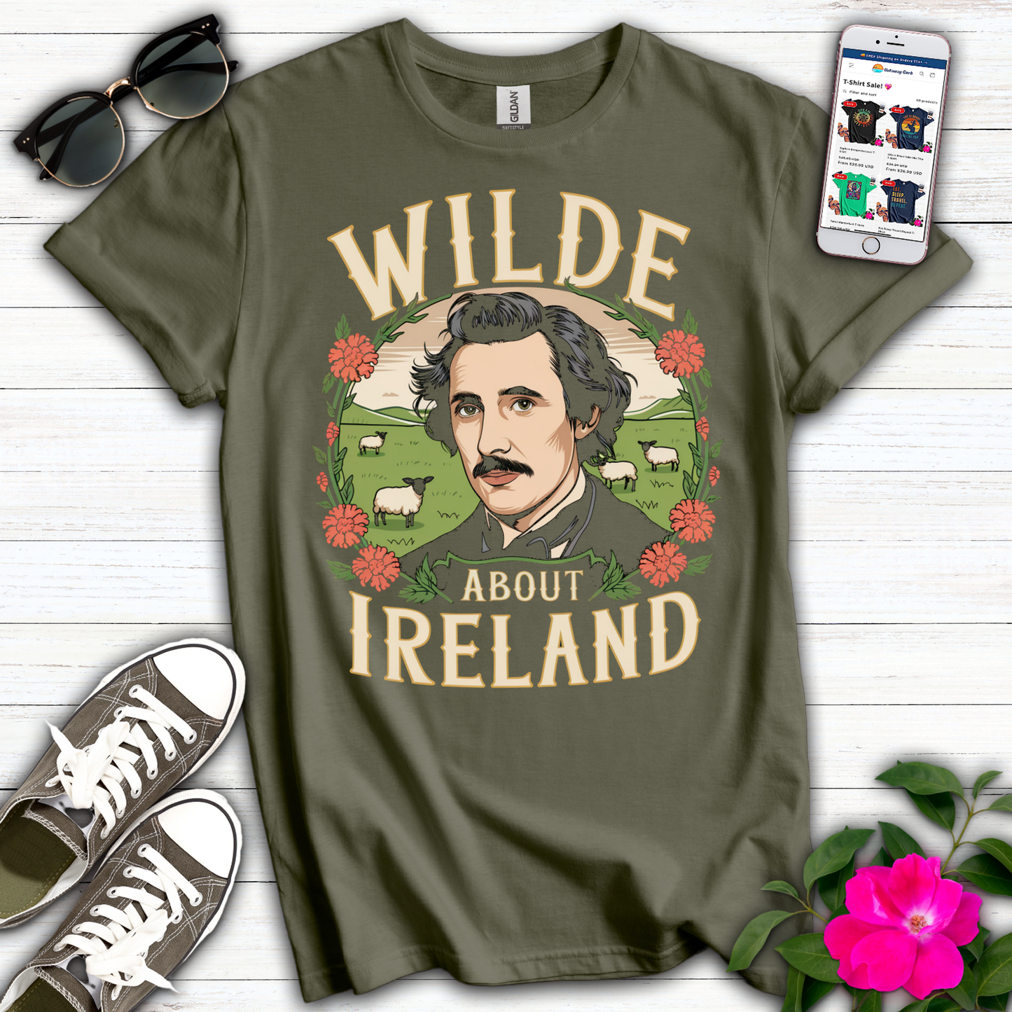 Oscar Wilde About Ireland T-Shirt