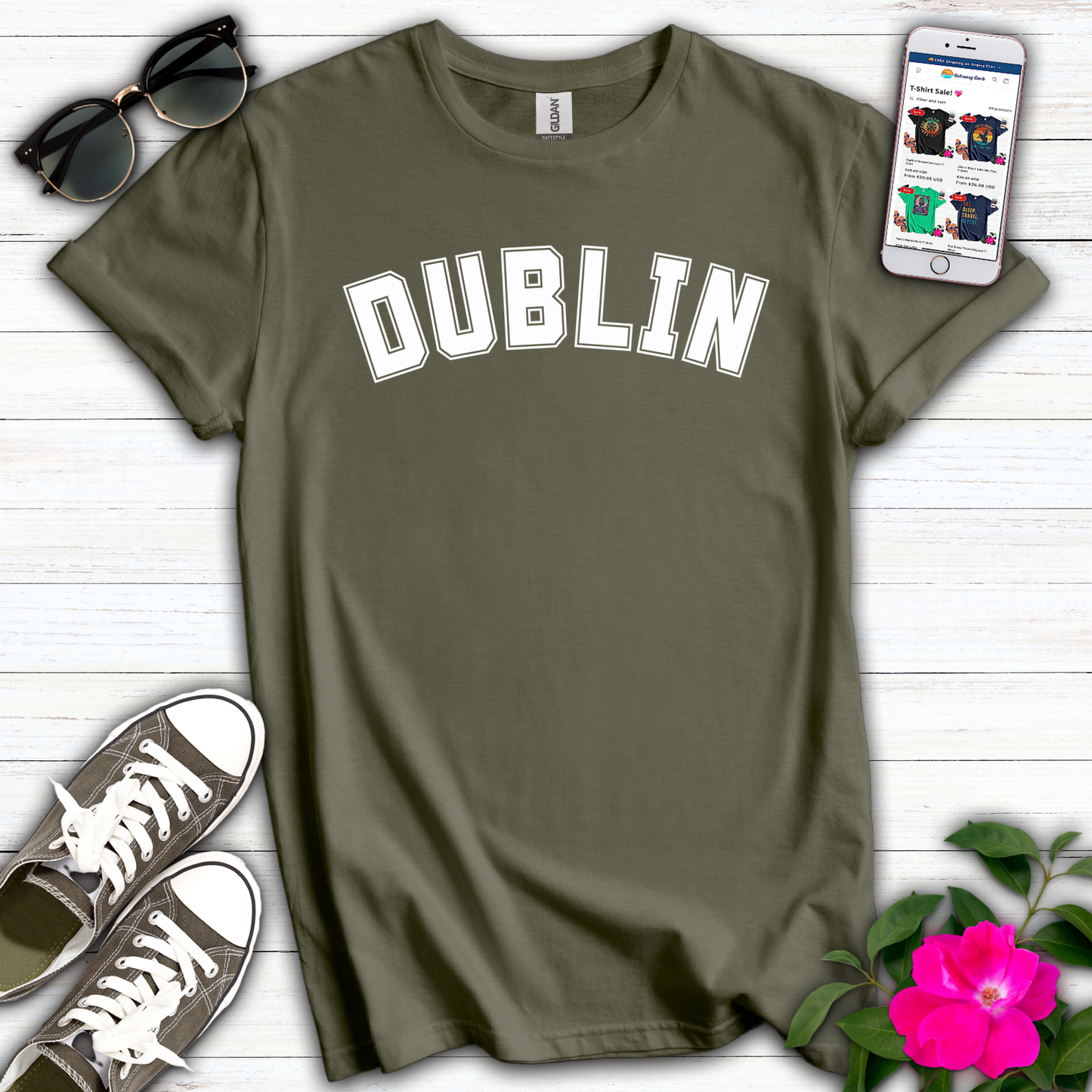 Dublin Varsity Letter T-Shirt