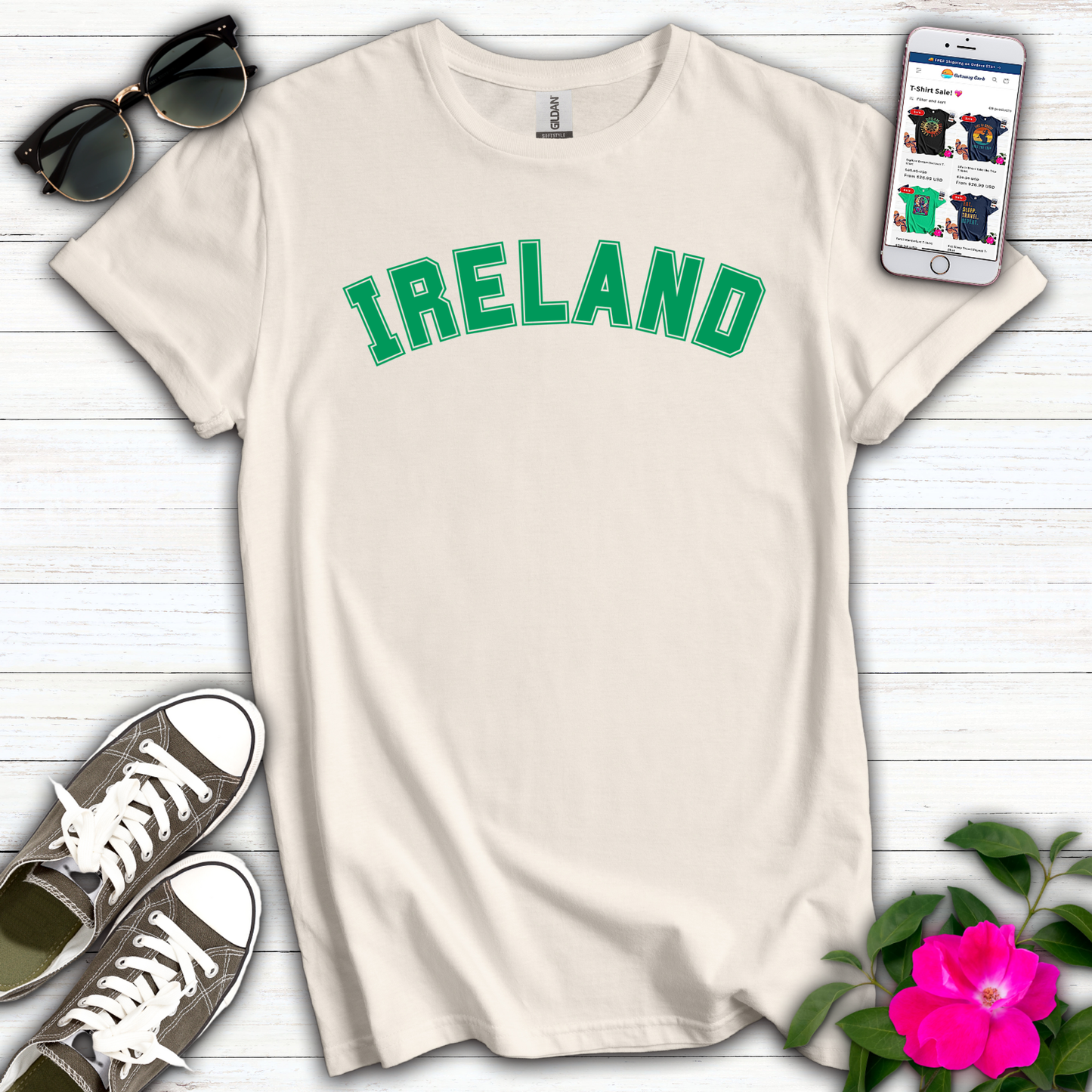 Ireland Varsity Letter T-Shirt