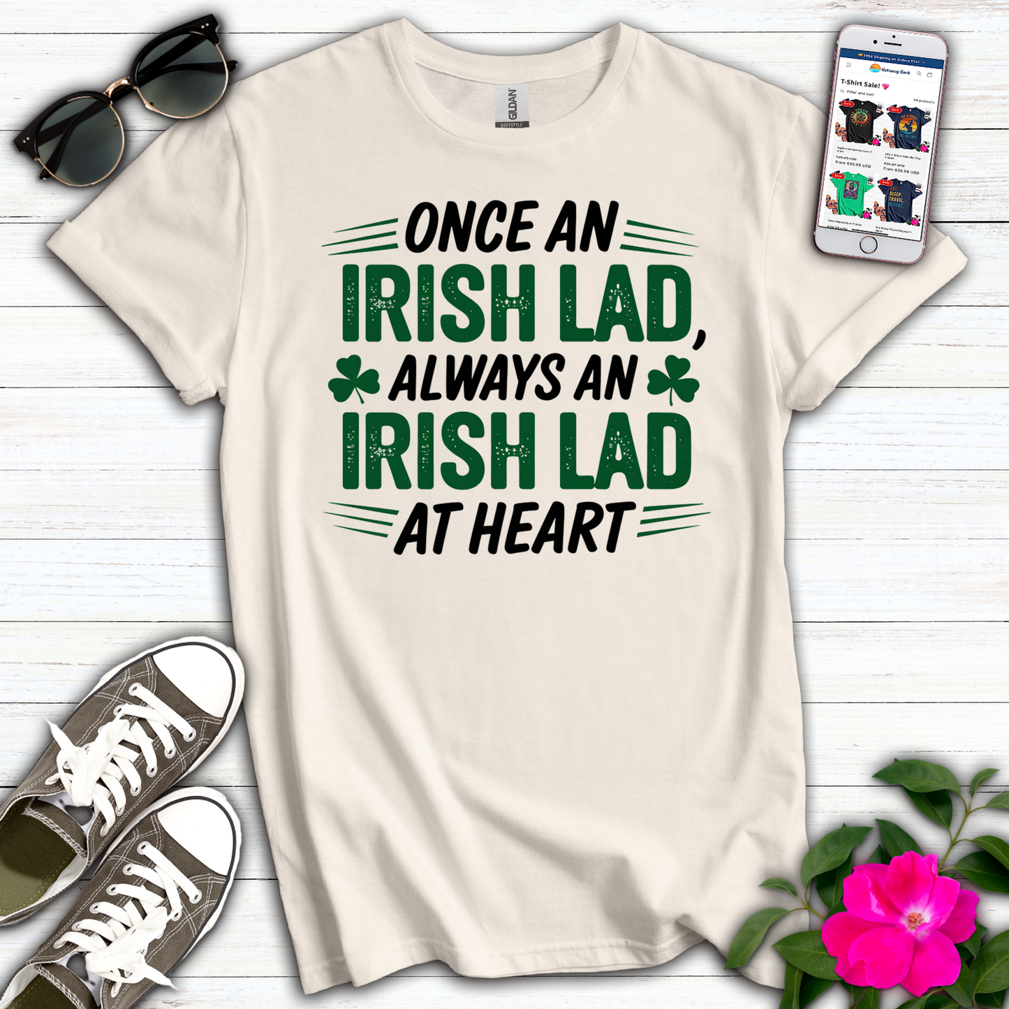 Irish Lad at Heart T-Shirt