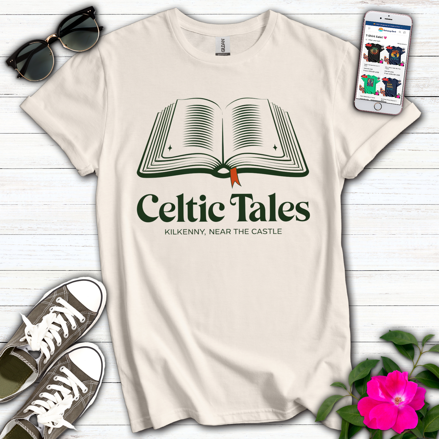 Celtic Tales Kilkenny Bookshop T-Shirt