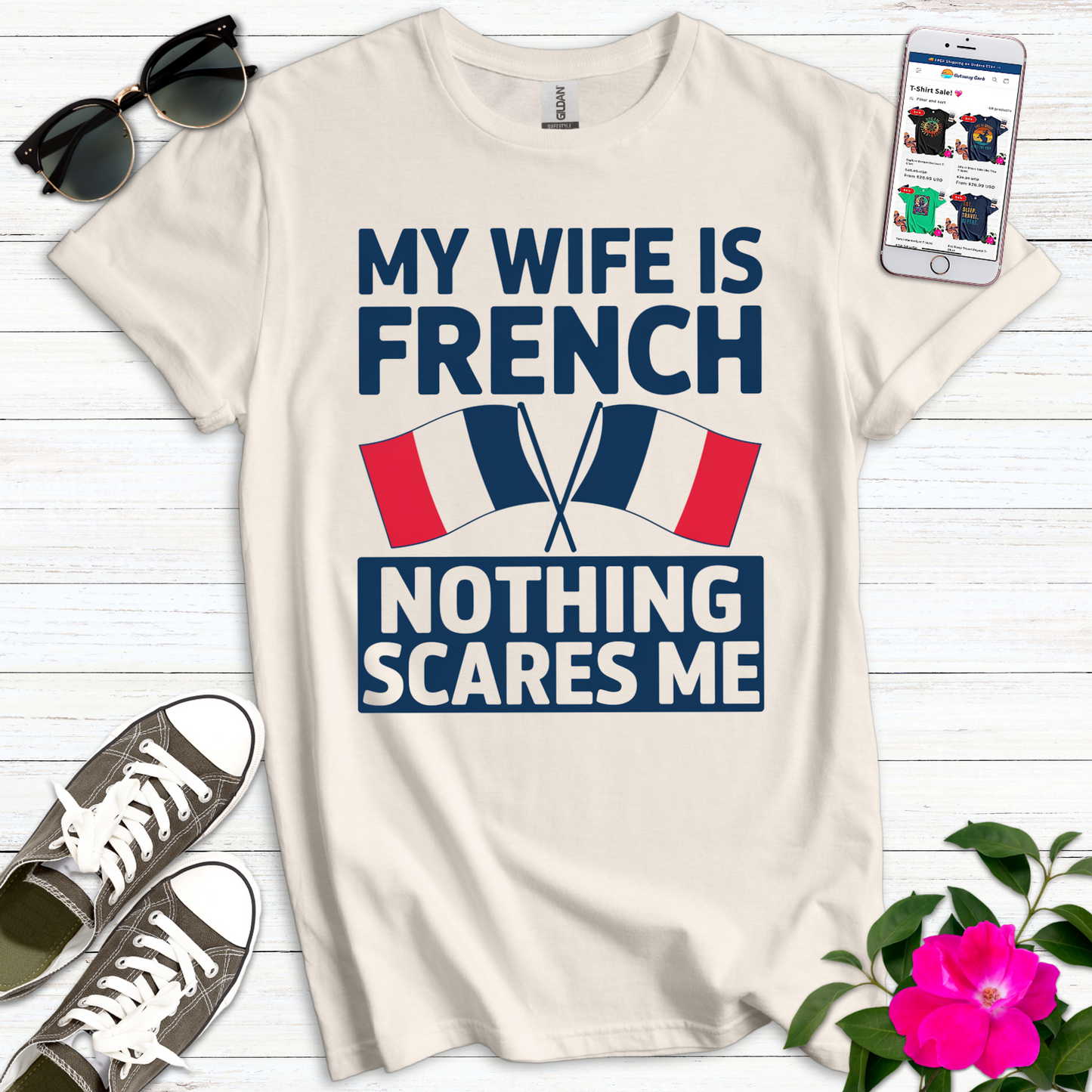 Funny French Wife T-Shirt