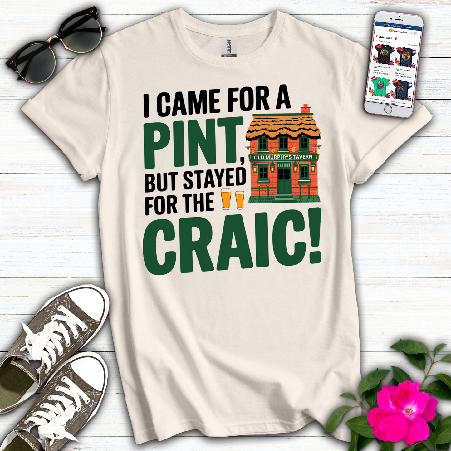 Came for Pint Craic T-Shirt