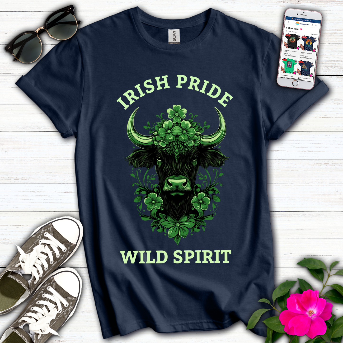 Irish Pride Spirit Bull T-Shirt