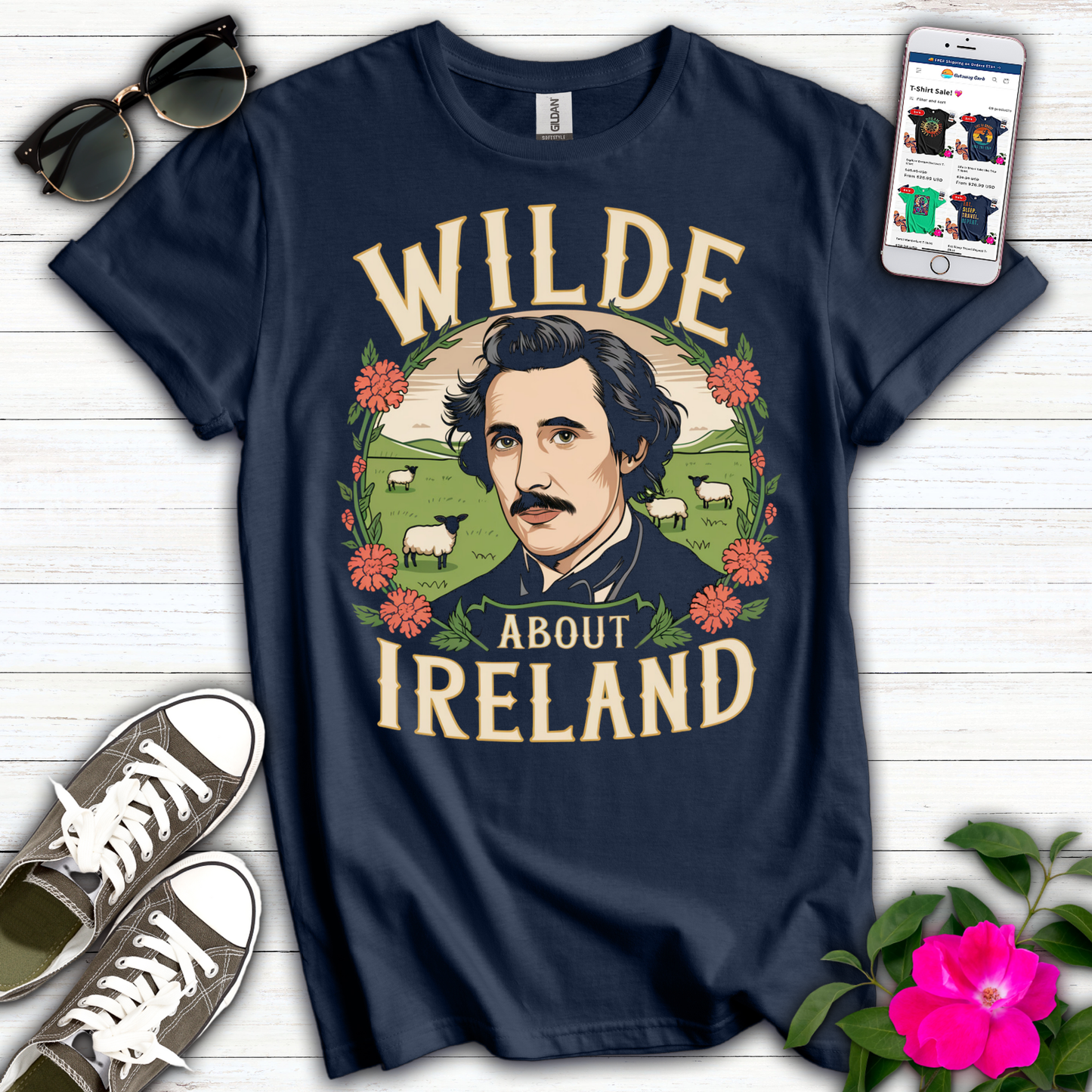 Oscar Wilde About Ireland T-Shirt