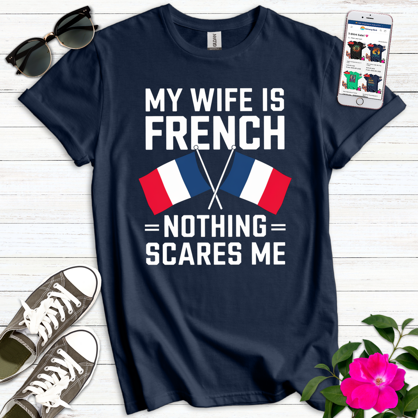 Funny French Wife T-Shirt