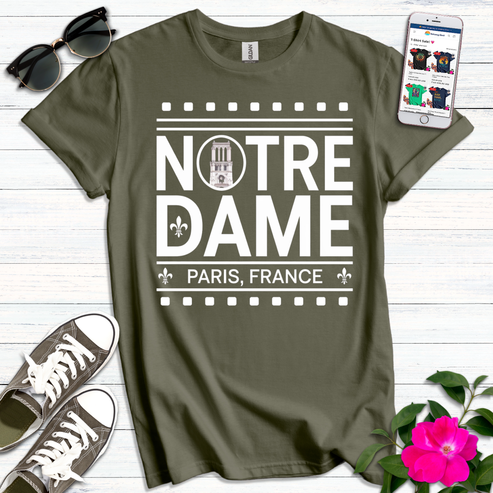 Notre Dame Paris France T-Shirt