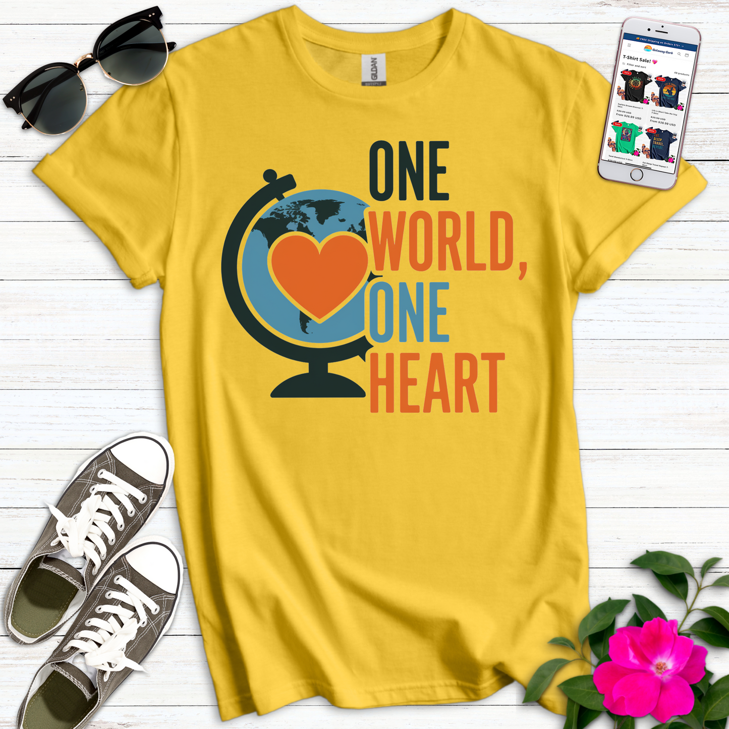 One World One Heart T-Shirt