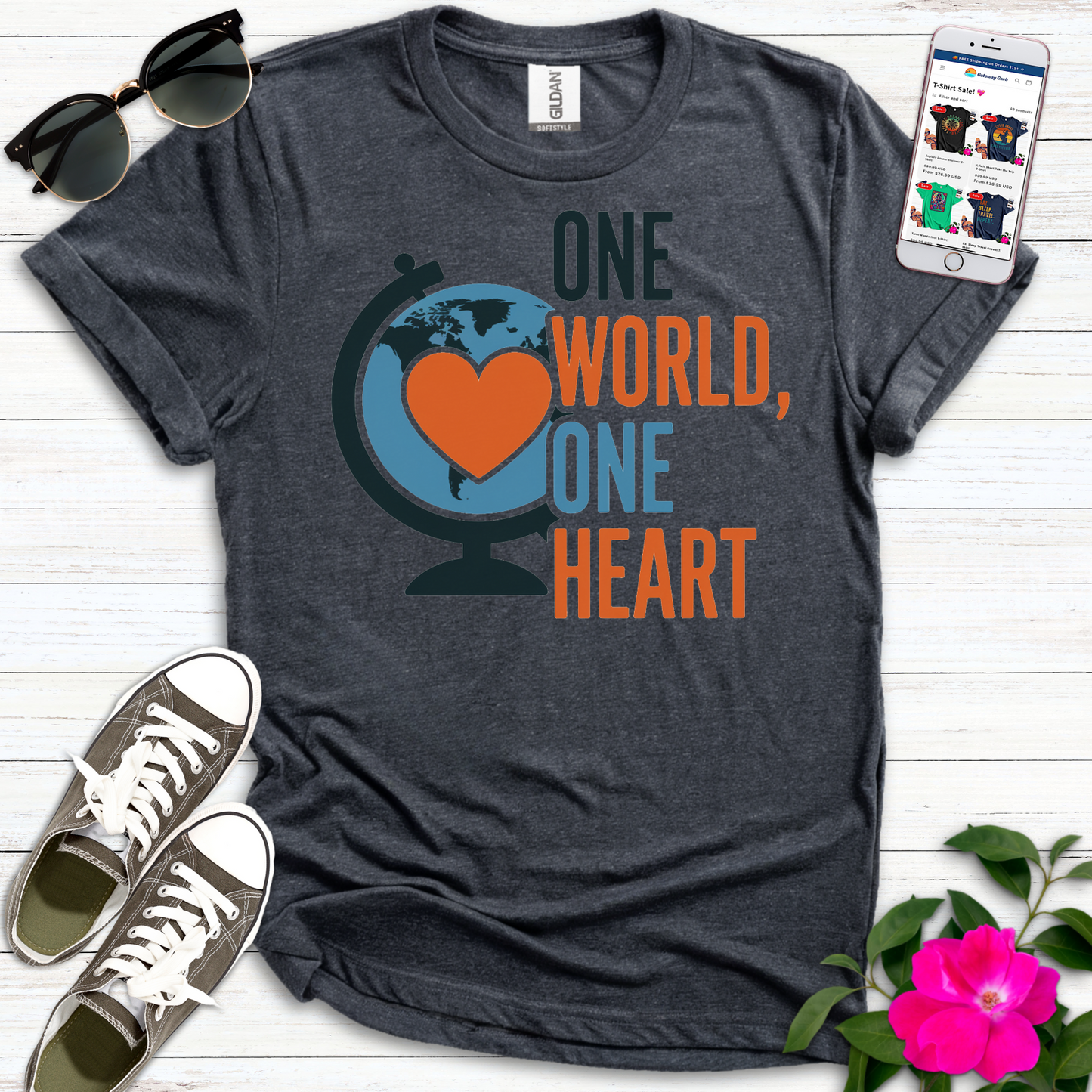 One World One Heart T-Shirt
