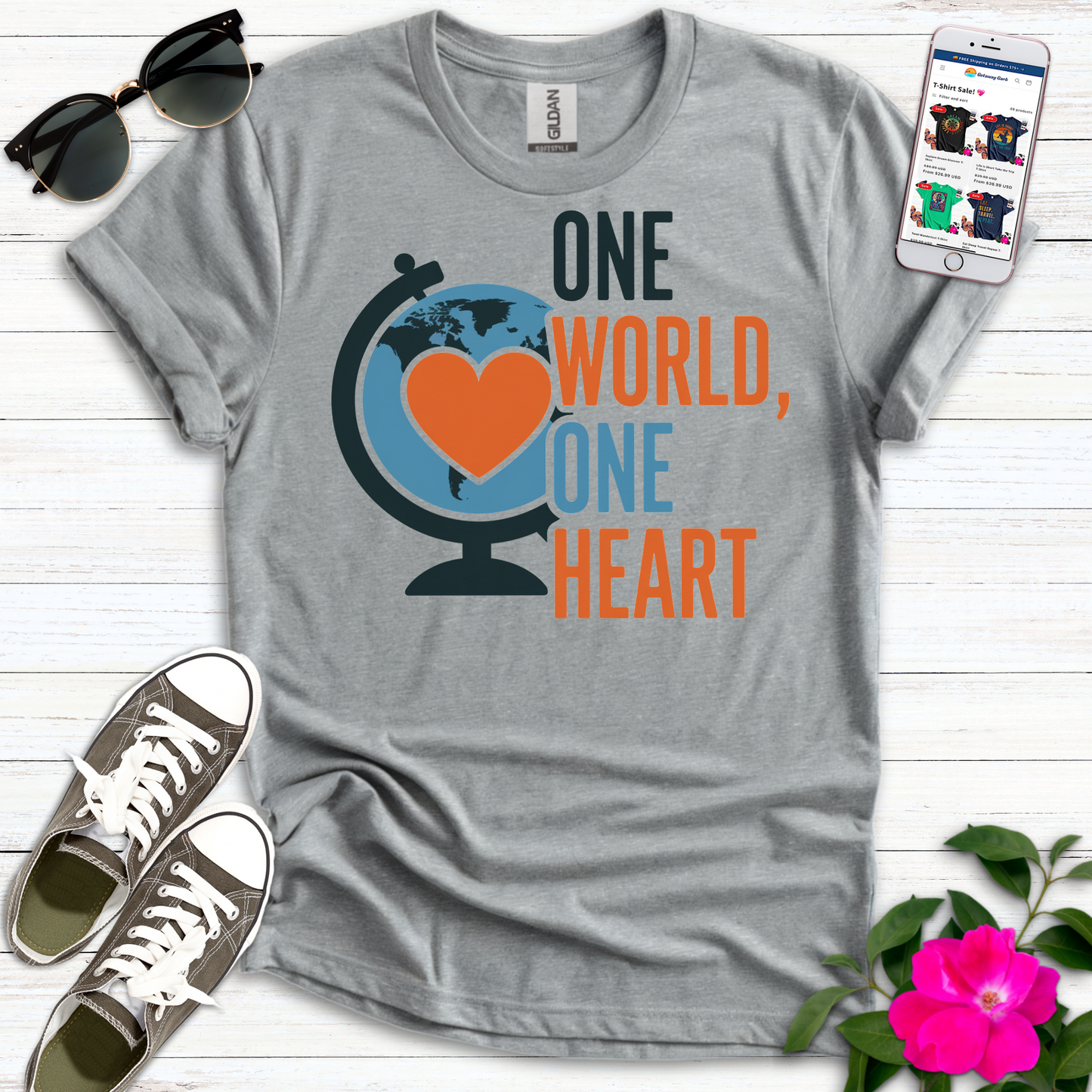 One World One Heart T-Shirt