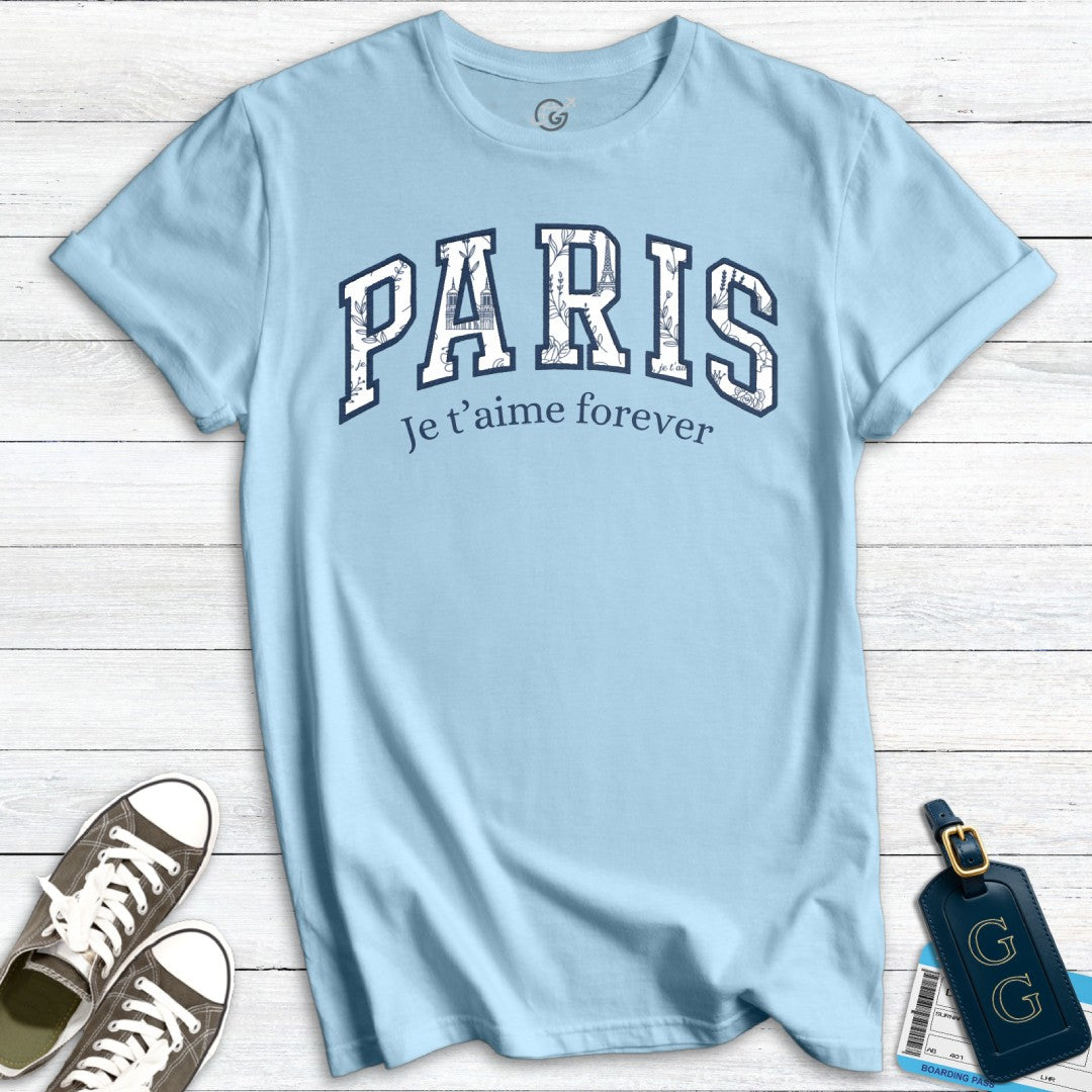 Paris Retro Je t'aime T-Shirt