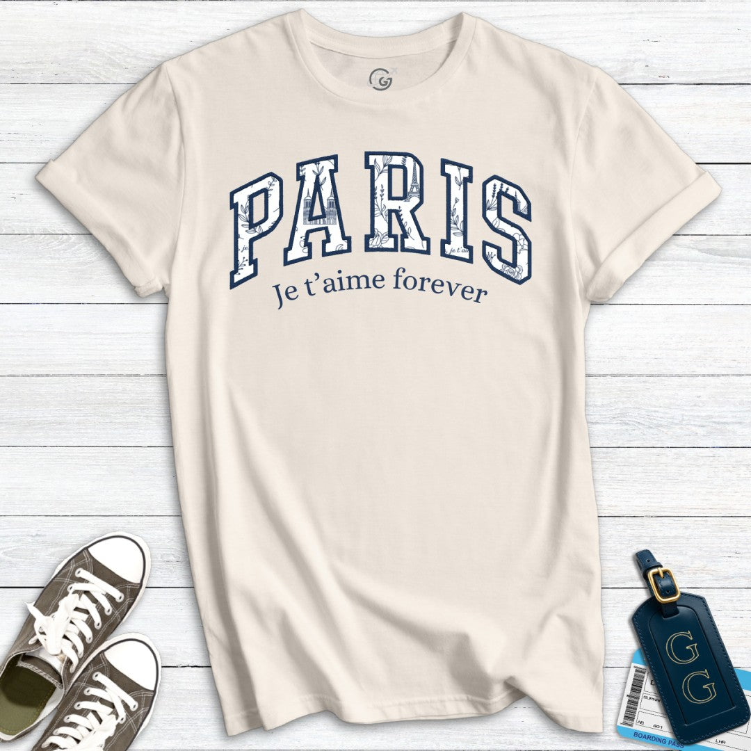 Paris Retro Je t'aime T-Shirt