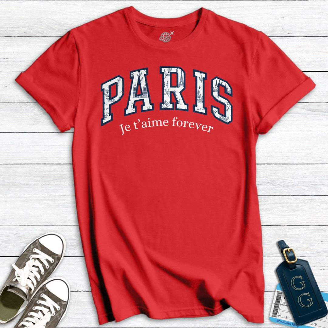 Paris Retro Je t'aime T-Shirt