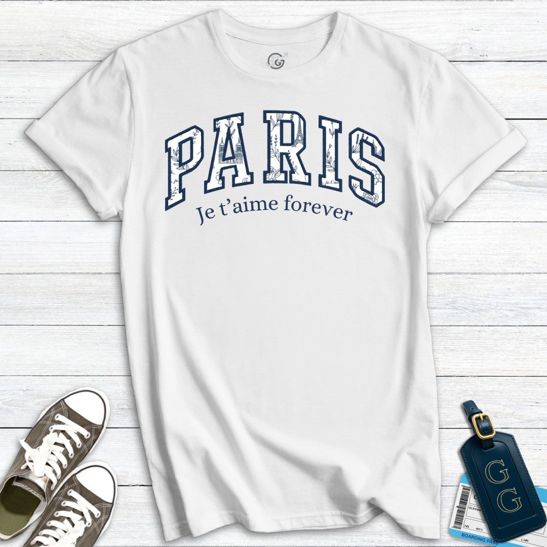 Paris Retro Je t'aime T-Shirt