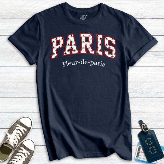Paris Vintage Floral T-Shirt
