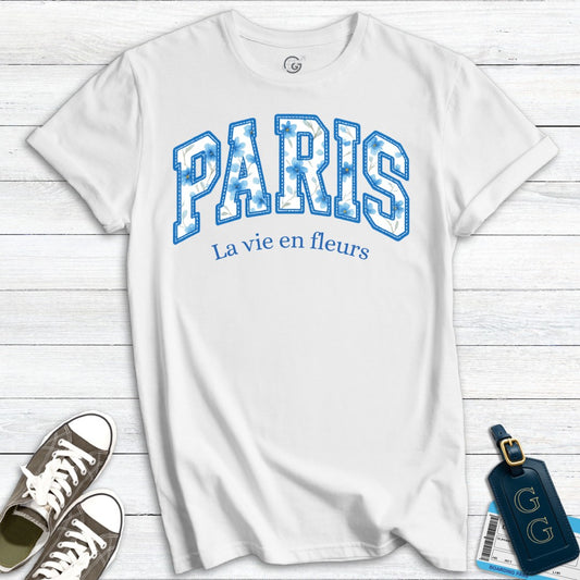 Paris Vintage Floral T-Shirt