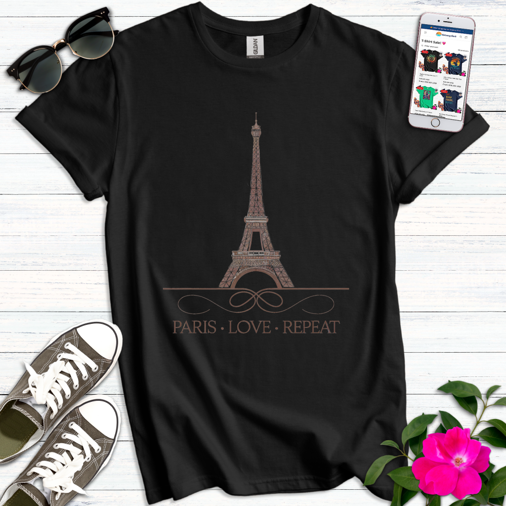 Paris Love Repeat T-Shirt