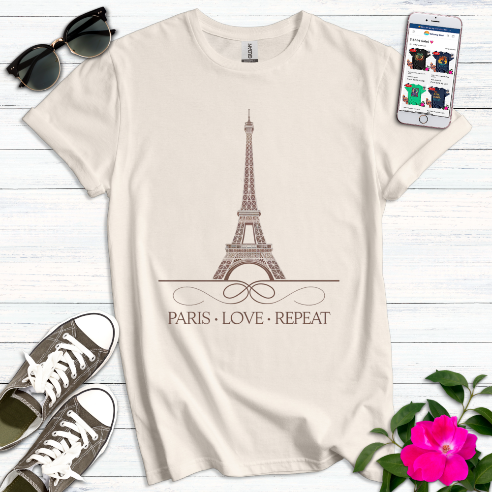 Paris Love Repeat T-Shirt