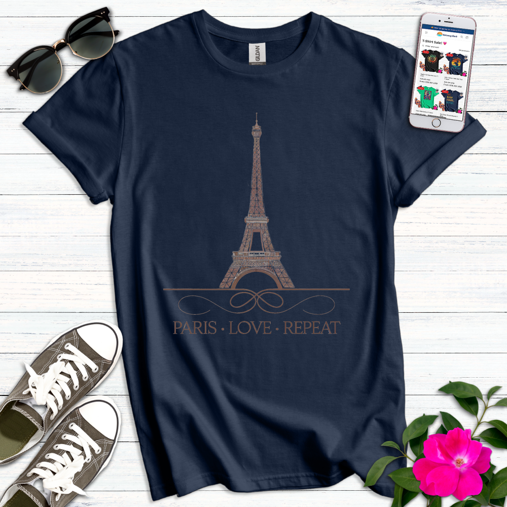 Paris Love Repeat T-Shirt