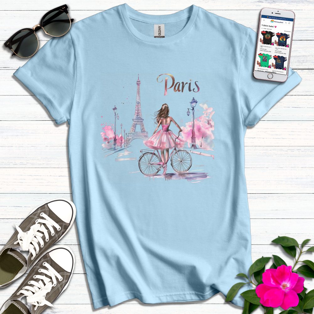 Pretty in Pink Paris T-Shirt