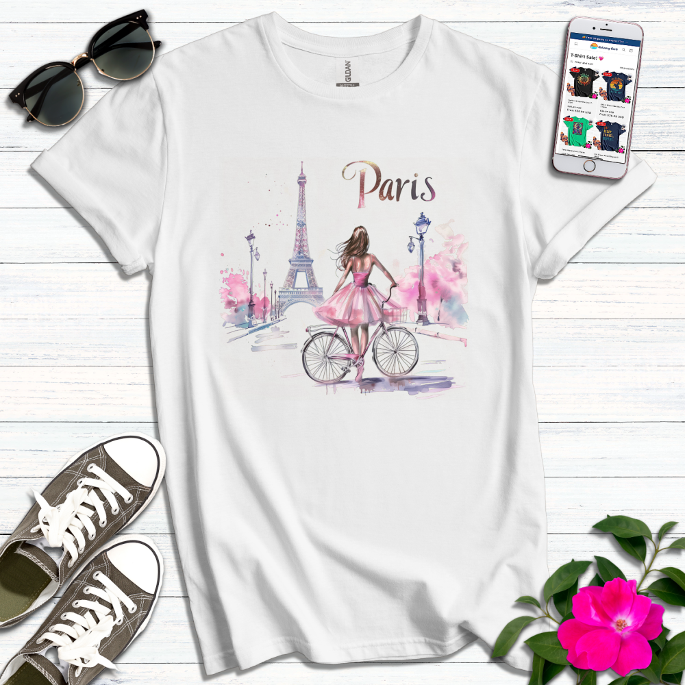 Pretty in Pink Paris T-Shirt