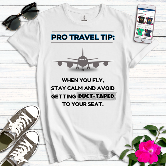 Funny Travel Tip Duct-Tape T-Shirt