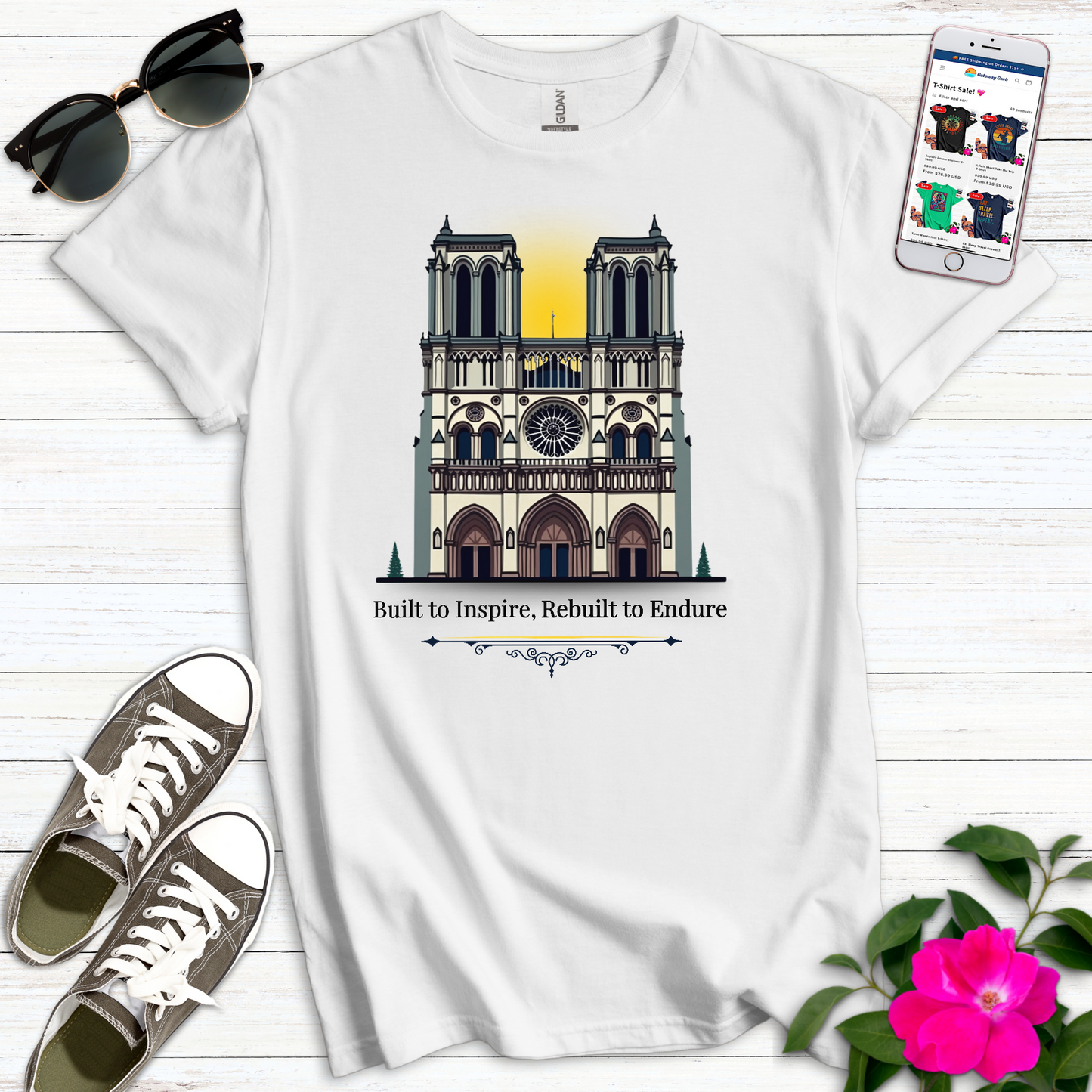 Notre Dame Rebuilt T-Shirt