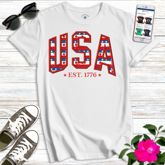 USA 1776 Stars Stripes T-Shirt