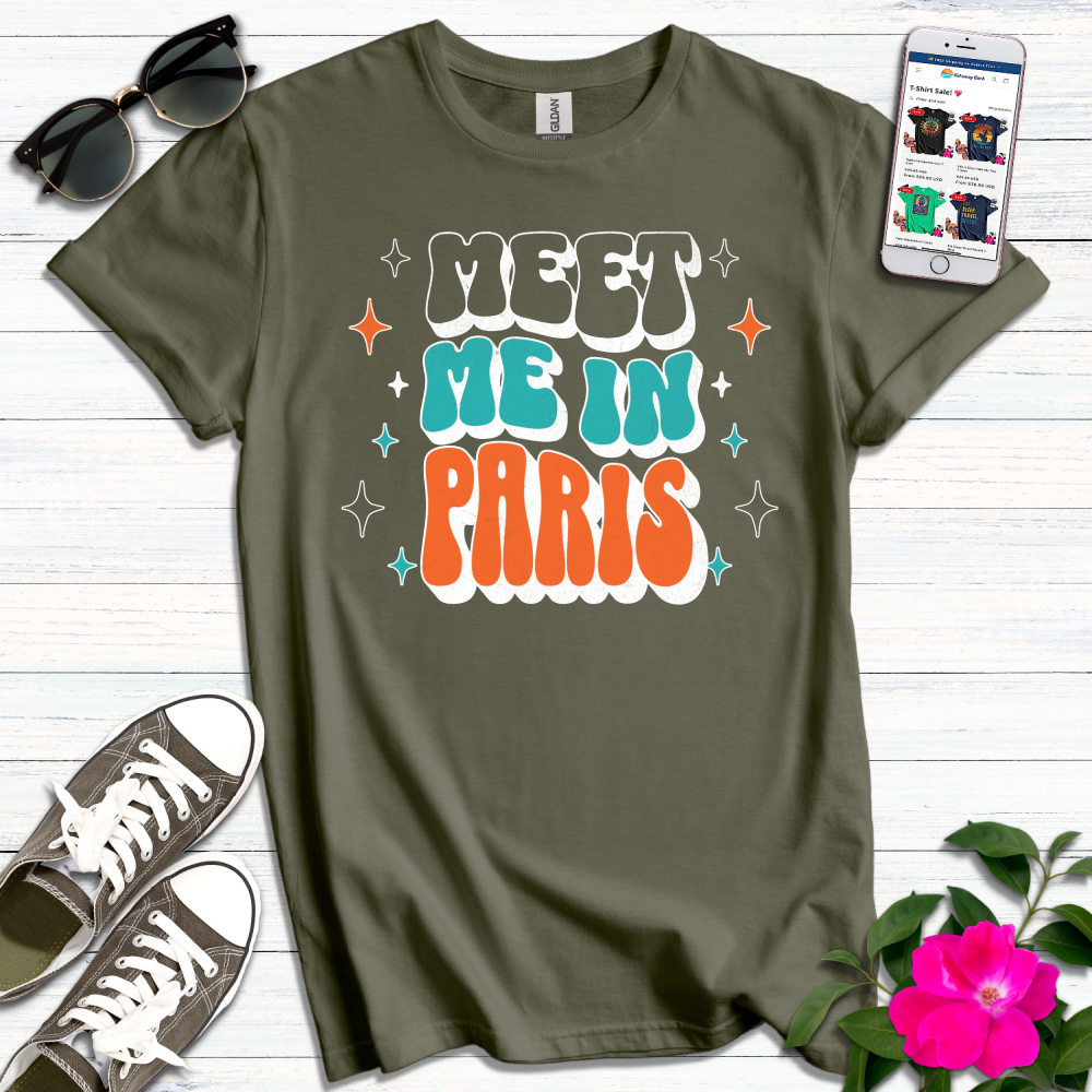 Groovy Meet Me in Paris T-Shirt