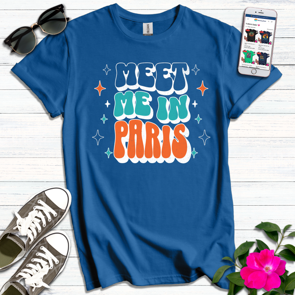 Groovy Meet Me in Paris T-Shirt