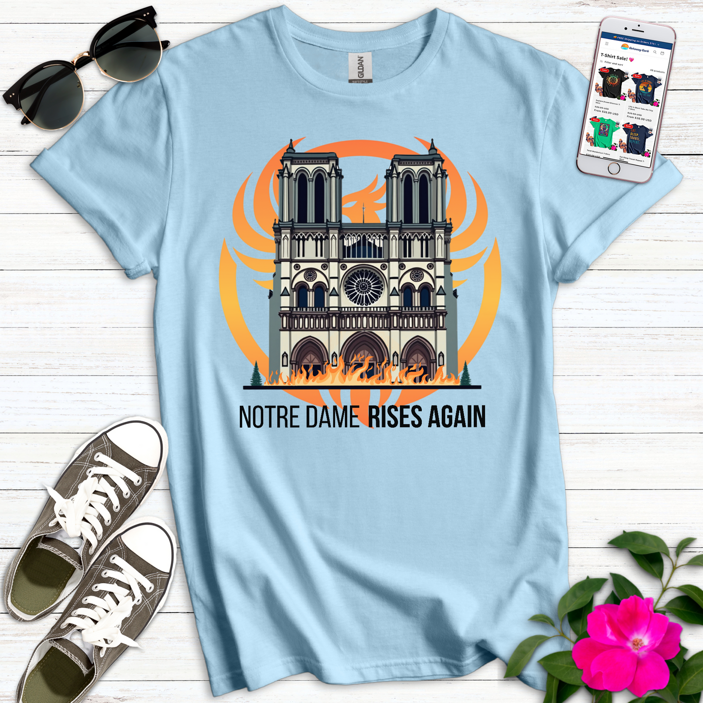 Notre Dame Rises Again T-Shirt
