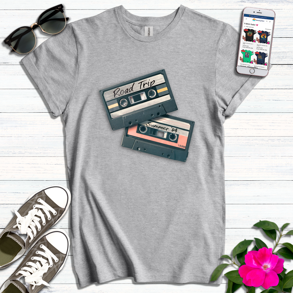 Retro Road Trip Cassettes T-Shirt