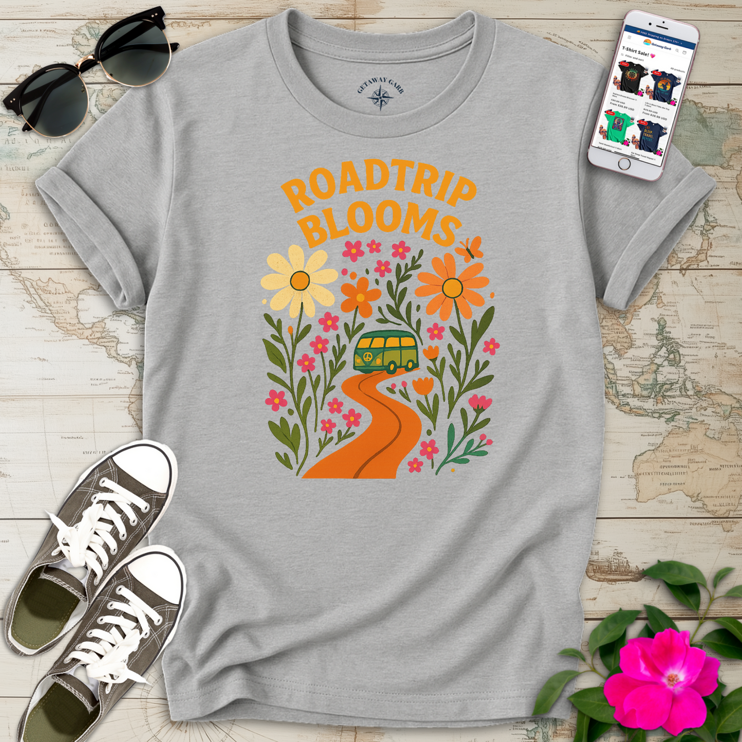 Roadtrip Blooms T-Shirt