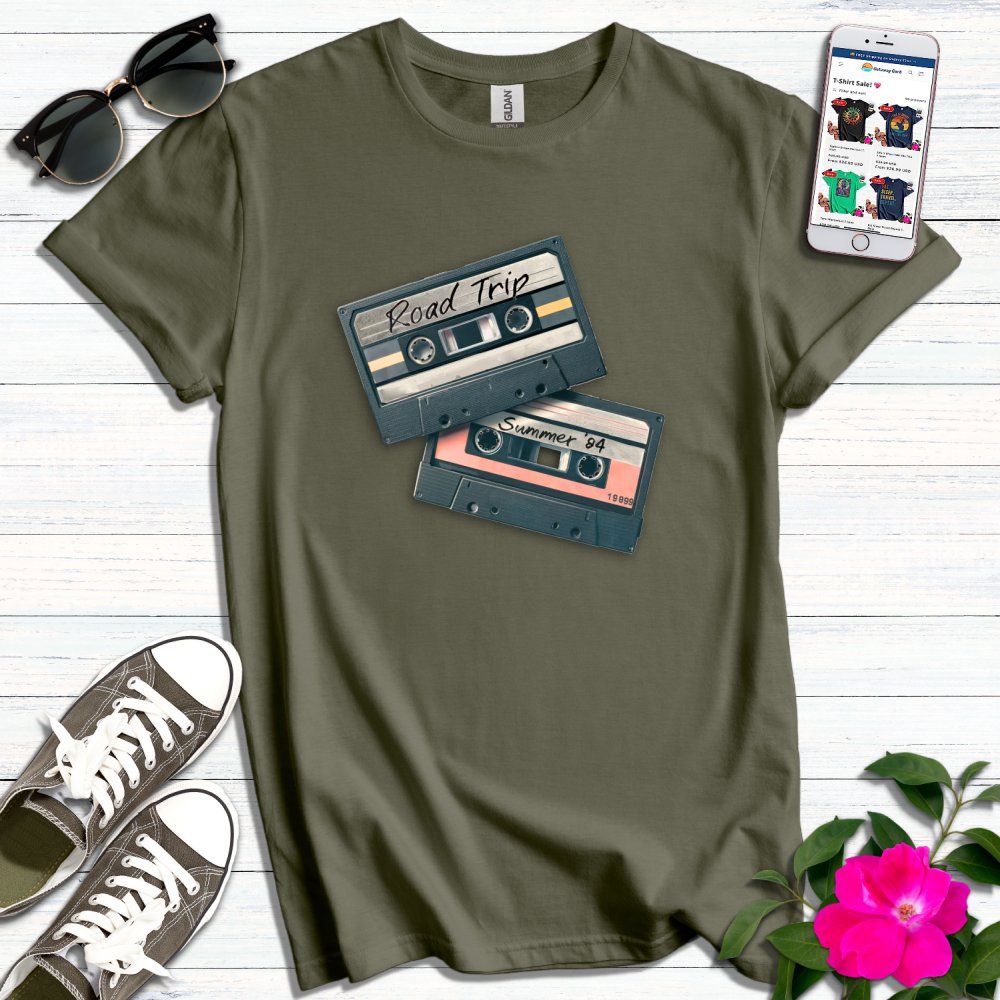 Retro Road Trip Cassettes T-Shirt