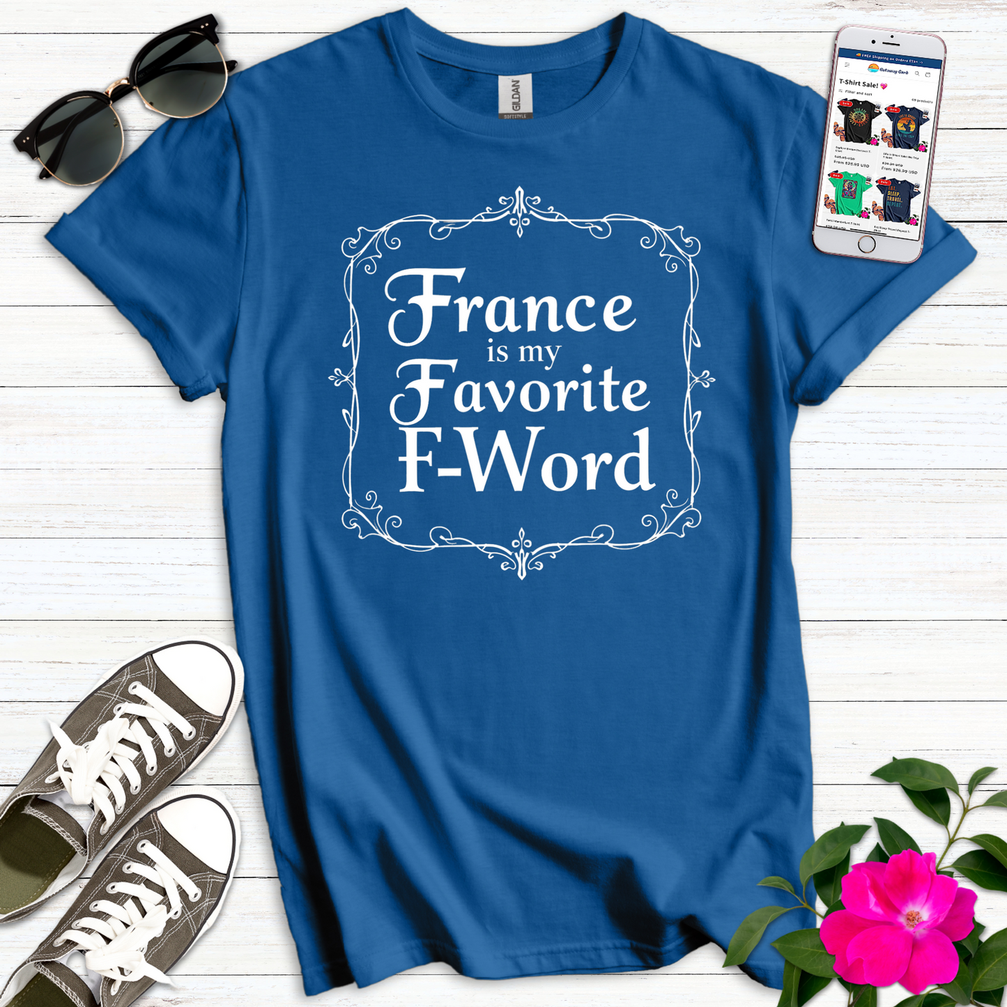 France Favorite F-Word T-Shirt