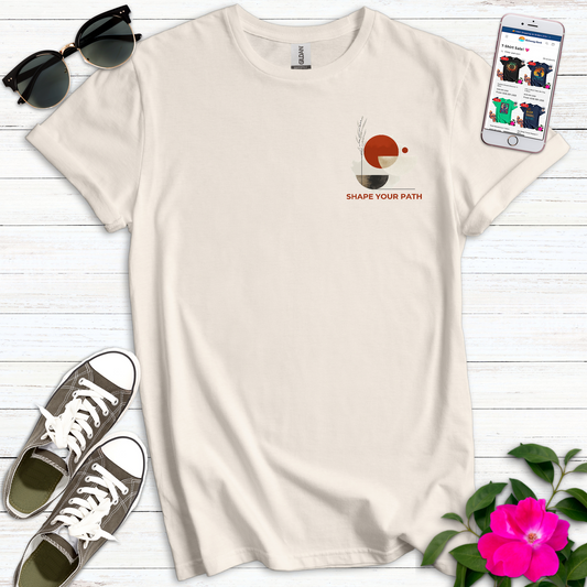 Shape Your Path - Minimalist Pocket Design T-Shirt