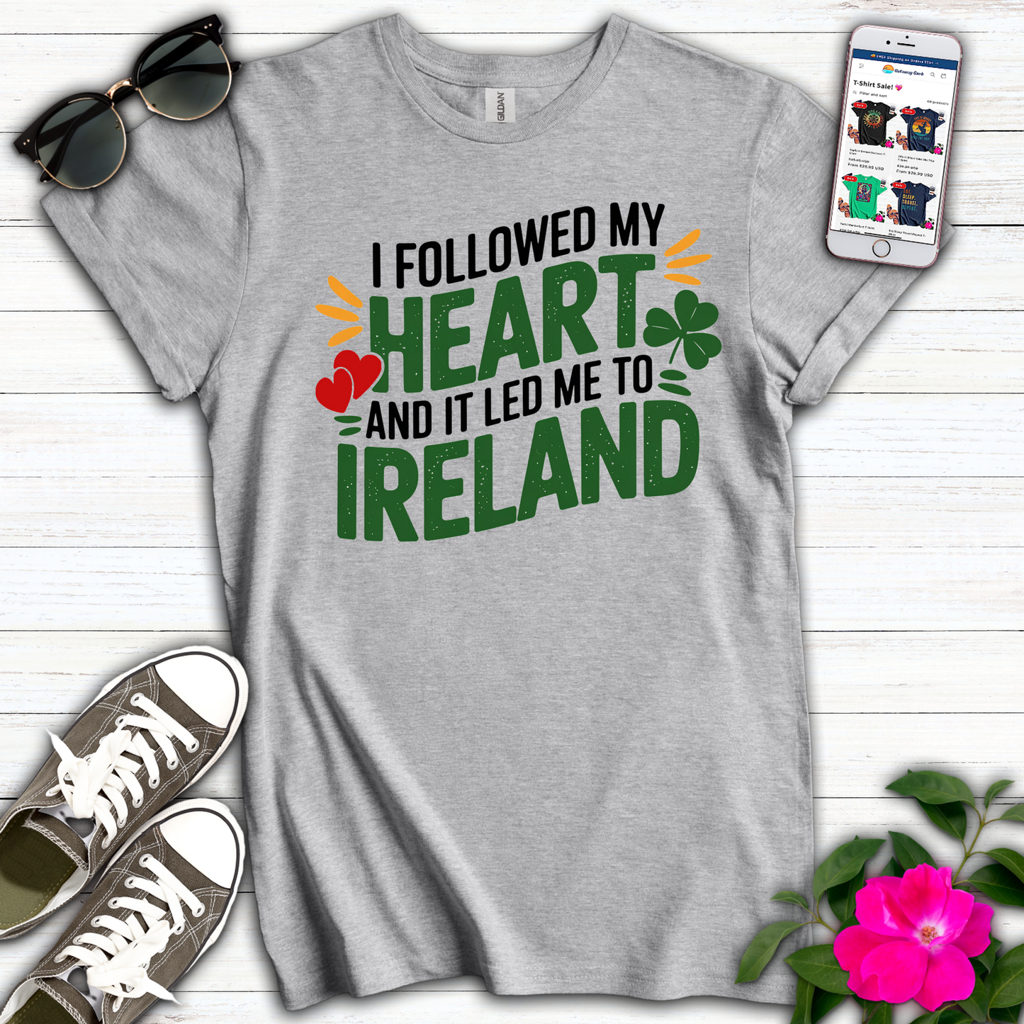 Heart Led to Ireland T-Shirt