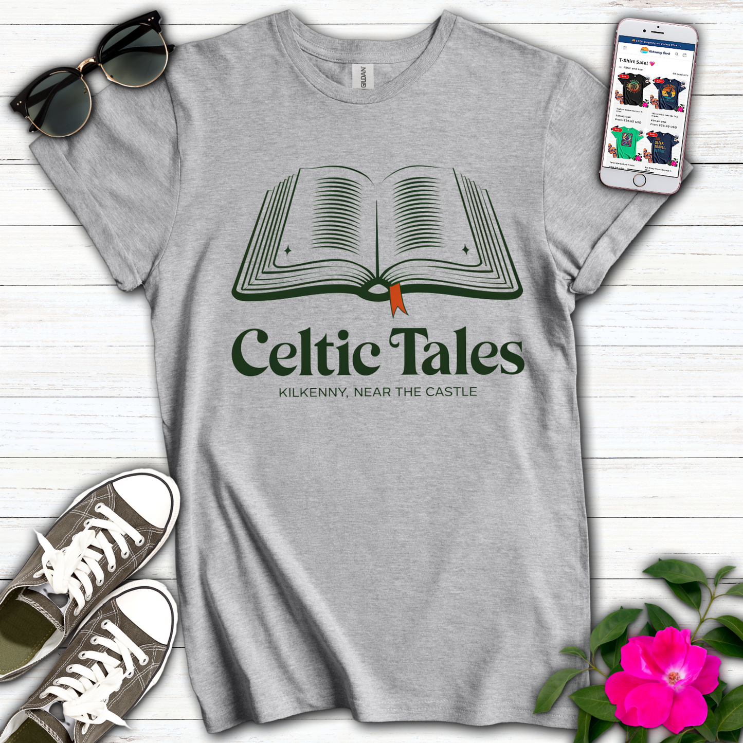 Celtic Tales Kilkenny Bookshop T-Shirt