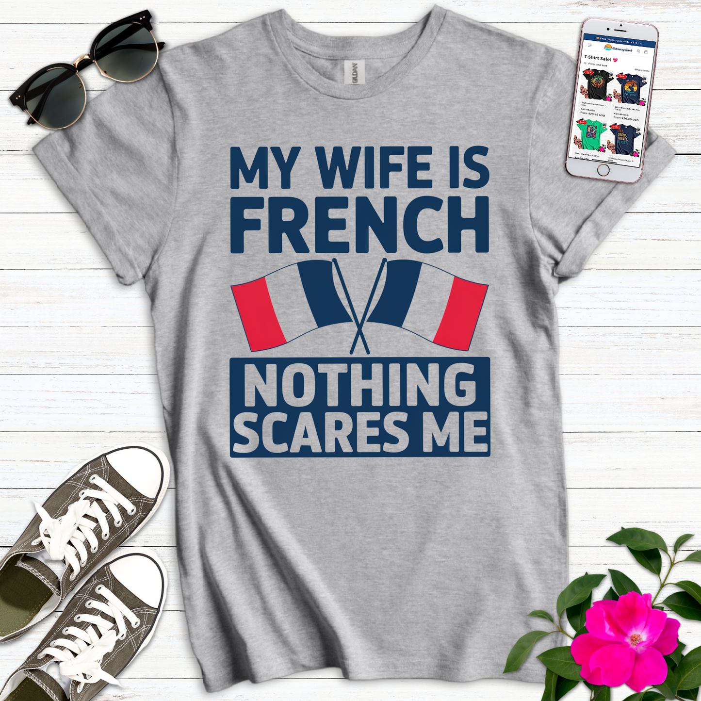 Funny French Wife T-Shirt