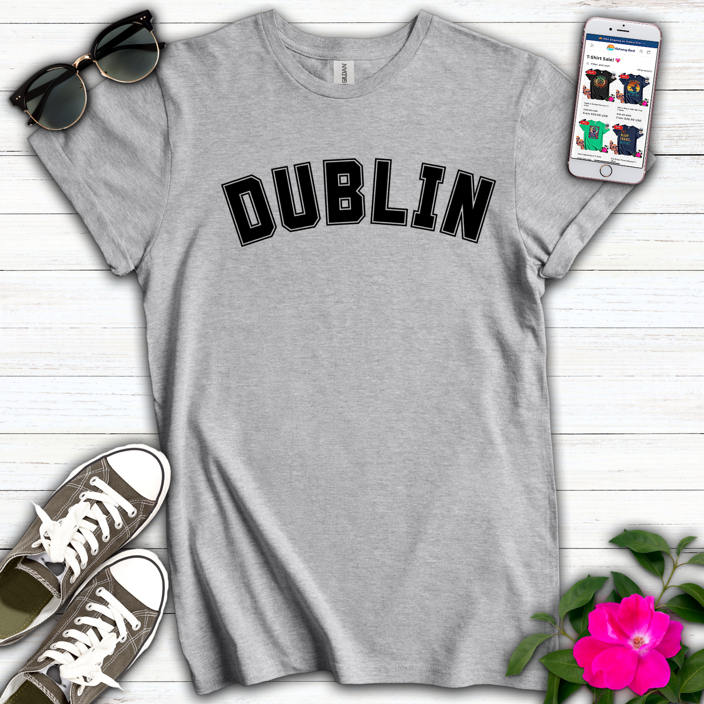 Dublin Varsity Letter T-Shirt