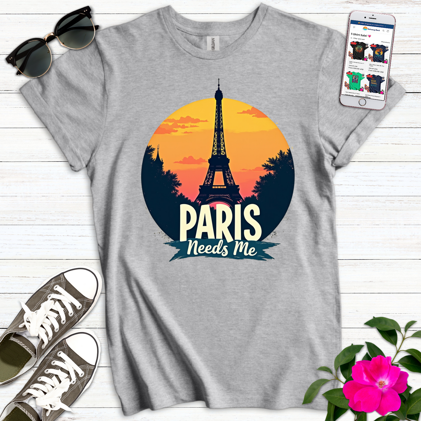 Paris Needs Me T-Shirt