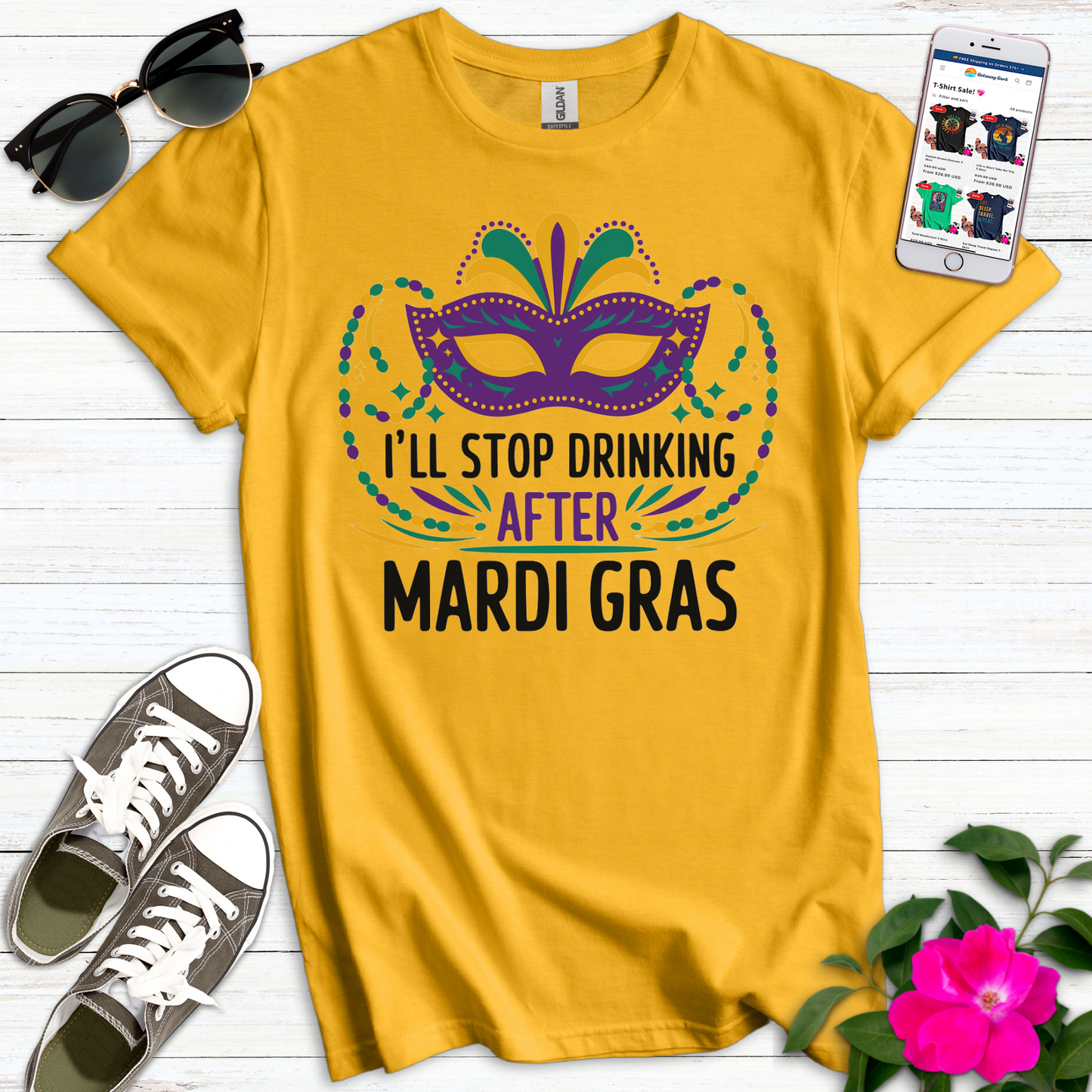 Stop Drinking After Mardi T-Shirt