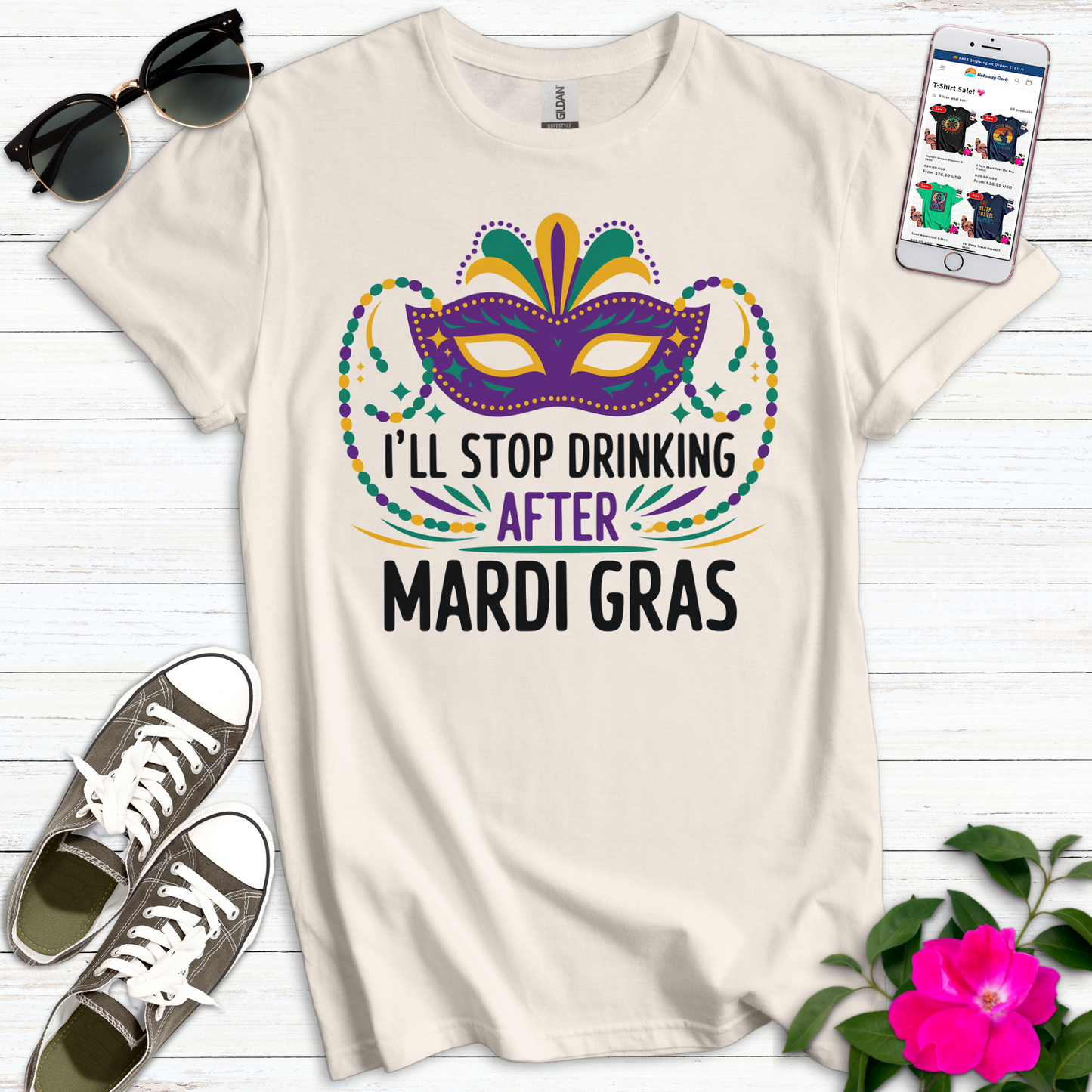 Stop Drinking After Mardi T-Shirt