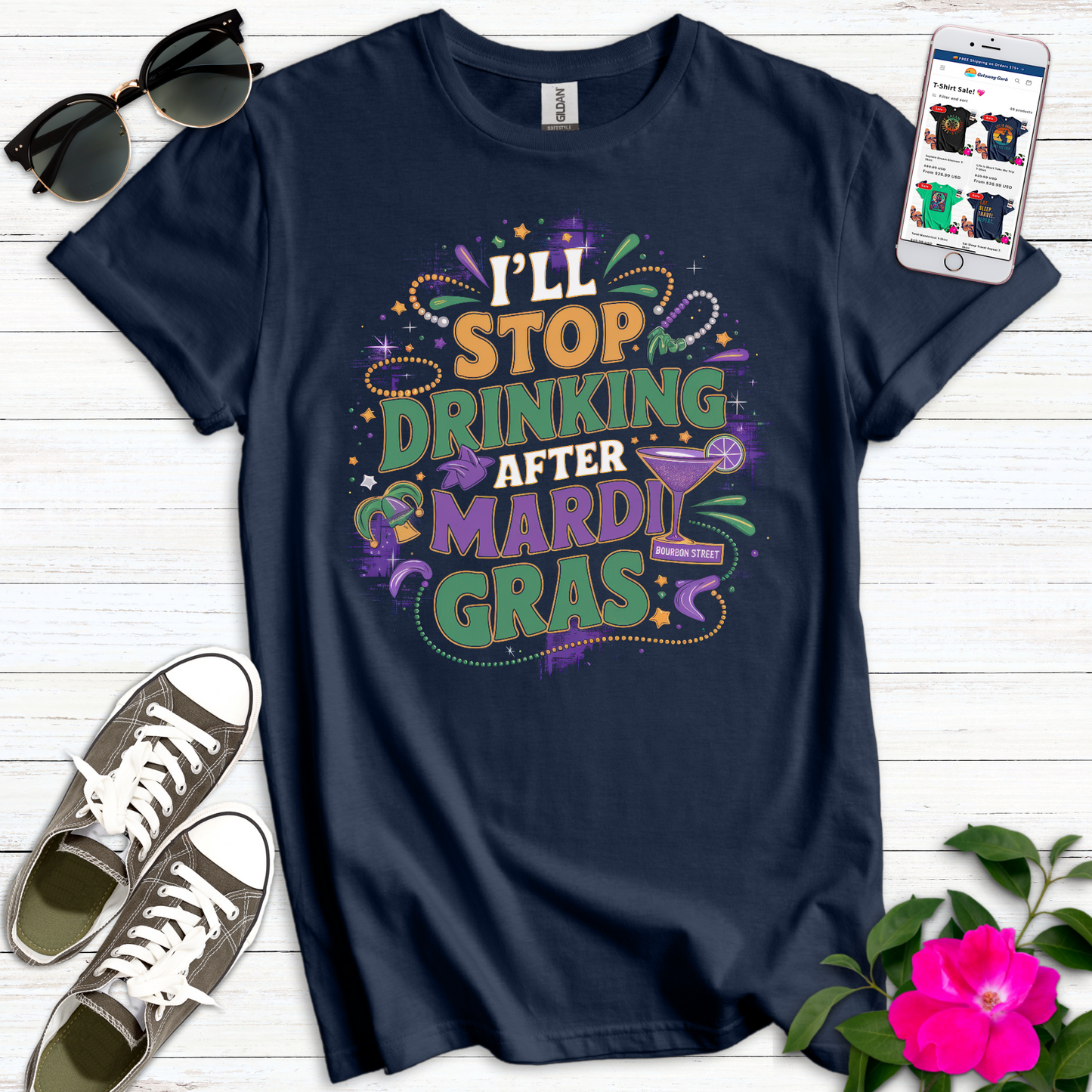 Stop Drinking After Mardi T-Shirt