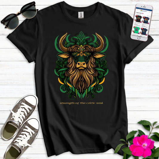 Strength Celtic Soul Bull T-Shirt