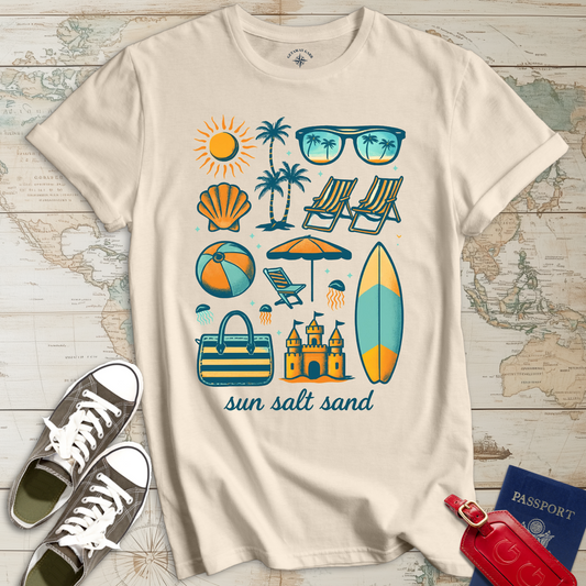 Sun Salt Sand Whimsical T-Shirt