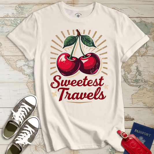 Sweetest Travels Retro Cherry T-Shirt