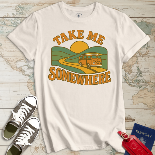 Take Me Somewhere Retro T-Shirt
