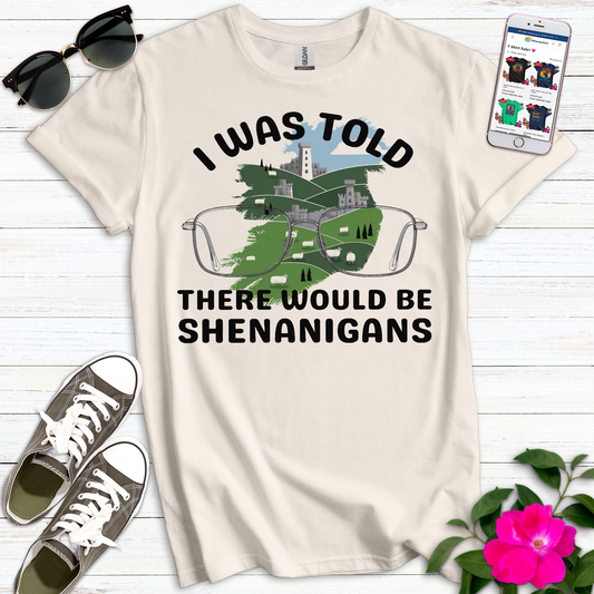 Was Told Shenanigans Sheep T-Shirt