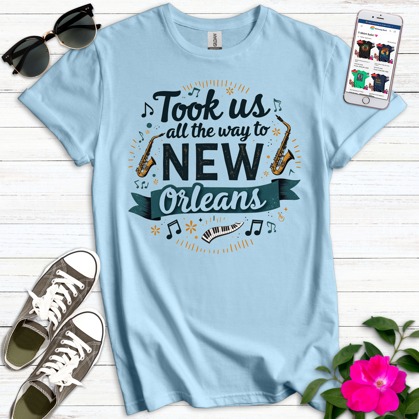 New Orleans Music T-Shirt